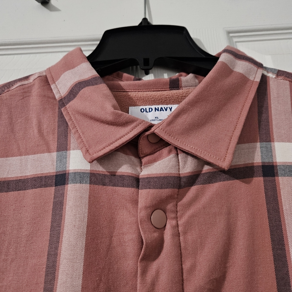 NWOT: Old Navy Men’s Plaid Shacket - Size XL - Picture 6 of 11